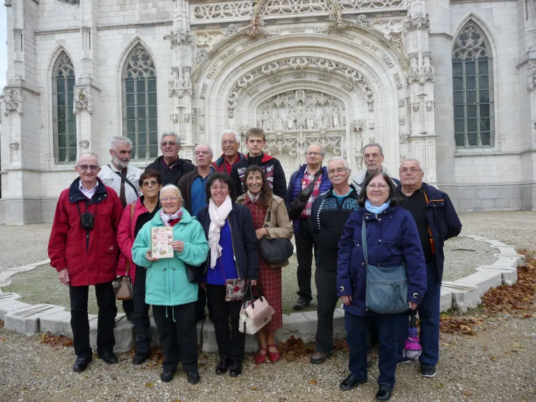 Les Villageois et les Vendangeurs après la visite du monastère de Brou, à Bourg-en-Bresse Les Villageois et les Vendangeurs après la visite du monastère de Brou, à Bourg-en-Bresse